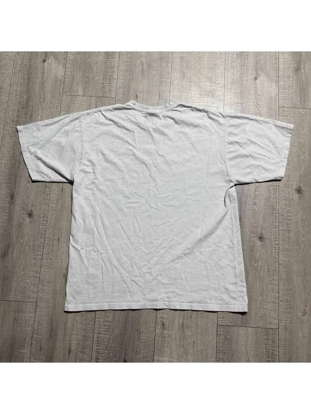 Vintage Rare Nike Fire Center Logo White 100% Cotton T-Shirt Men’s Large
